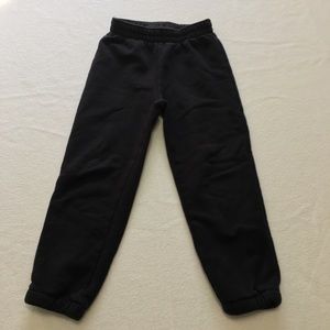 Black 4T elastic waist sweatpants